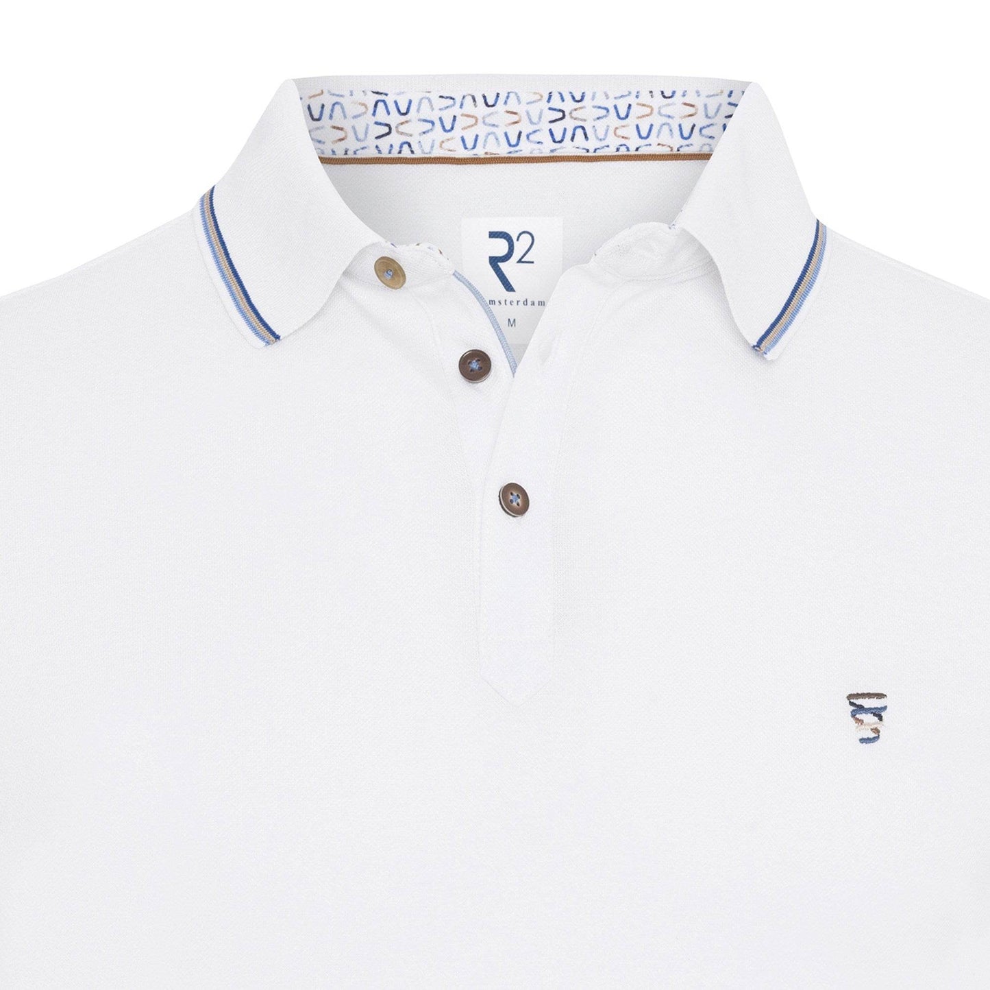 Mercerised Piqué Cotton Polo Shirt 124.polo.001 - White 124.POLO.001_004_2