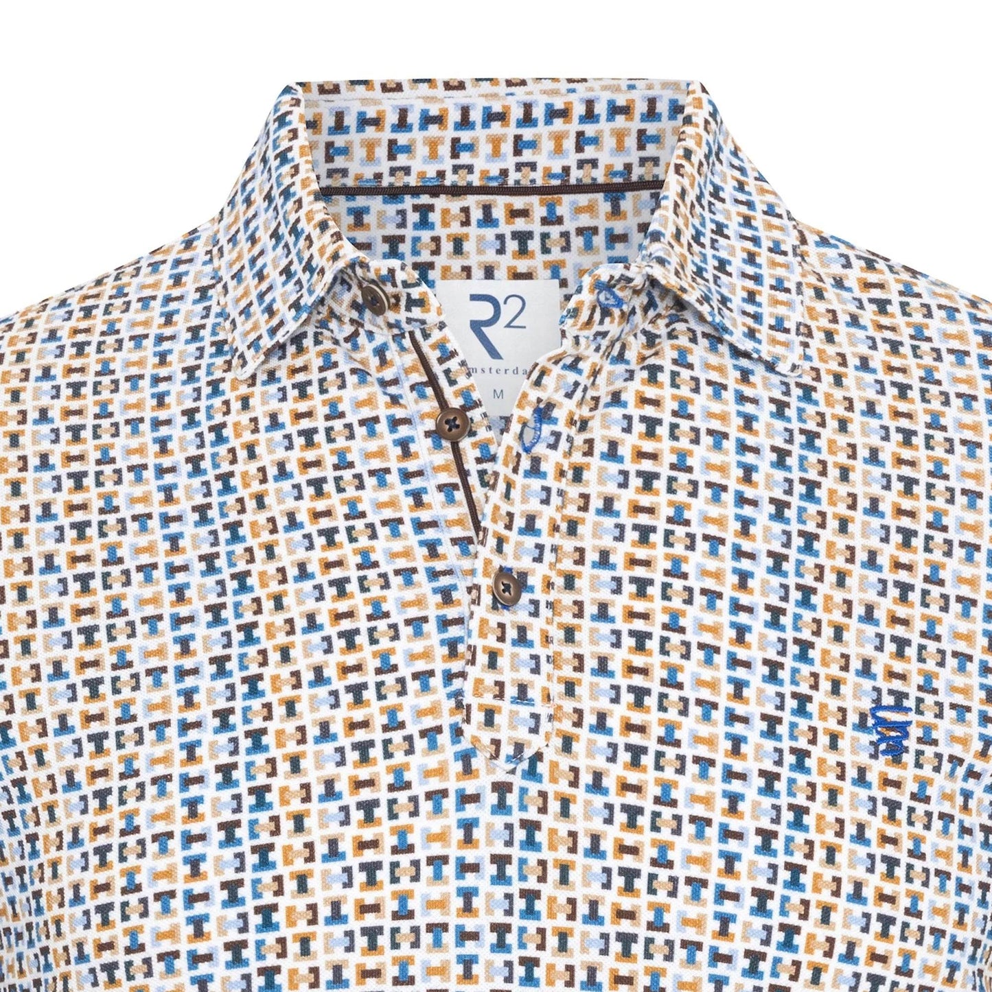 R2 Amsterdam Piqué Stretch Polo Shirt 124.POLO.008_014_2