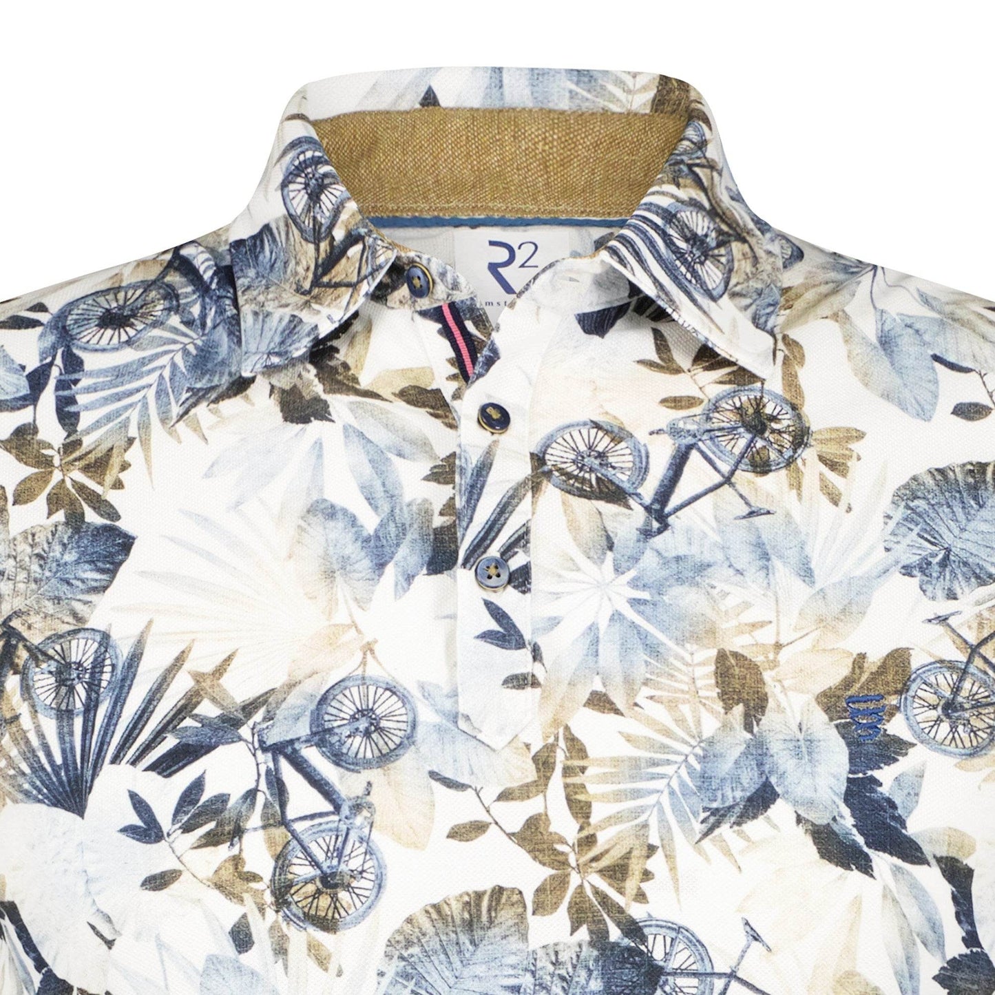 R2 Amsterdam Polo Shirt Blue 124.POLO.017_014_3