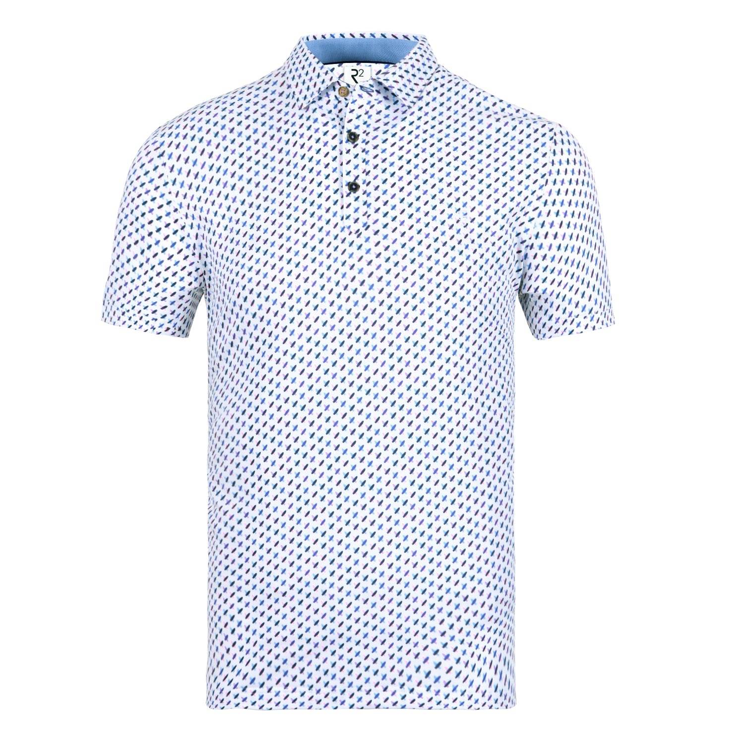 R2 Amsterdam Piqué Short Sleeve Polo Multicolor - Main Image