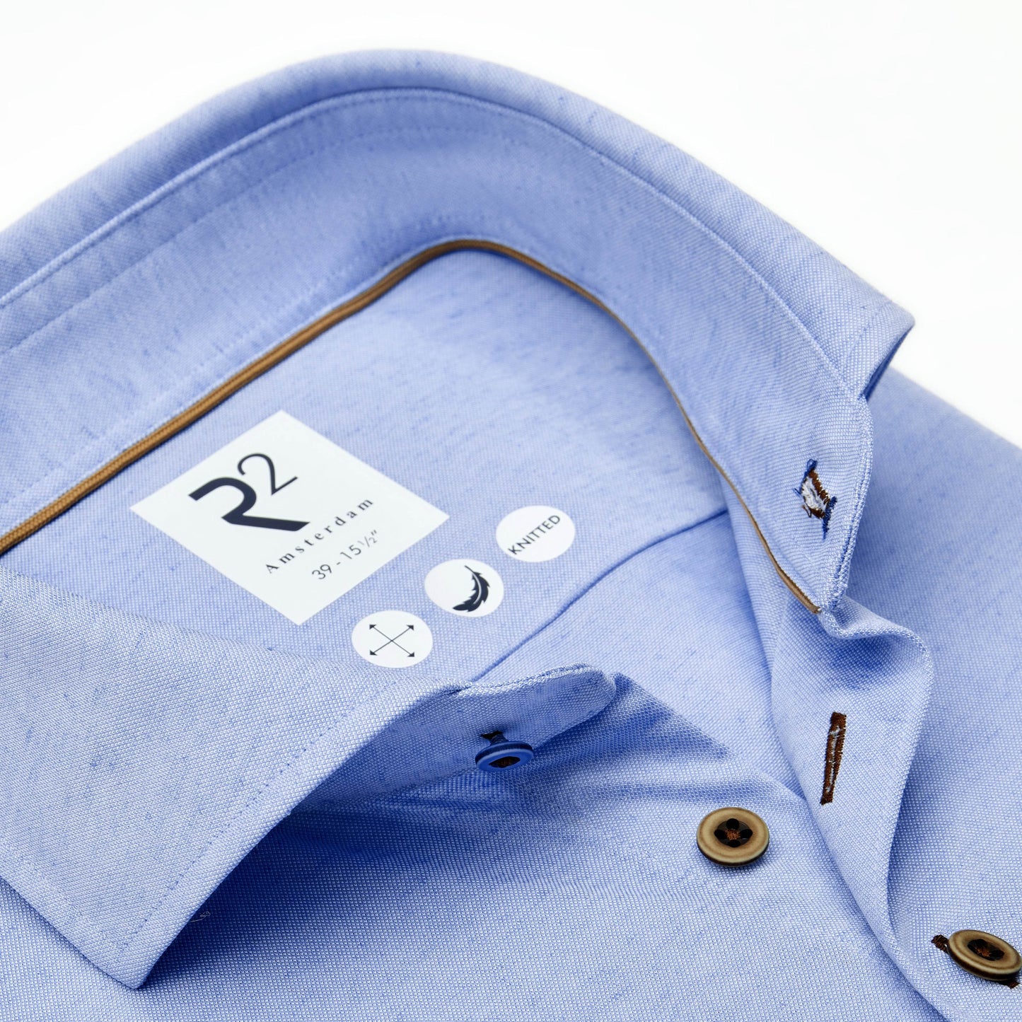 R2 Amsterdam Long Sleeve Shirt 128.wsp.019 - Light Blue 128.WSP.019_018_2