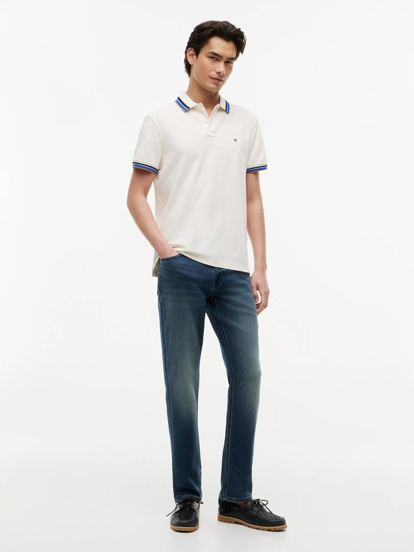 Premium Organic Cotton Contrast Polo – Summer 26 - WH 1778140893_5998_019291_WHITE_alternate