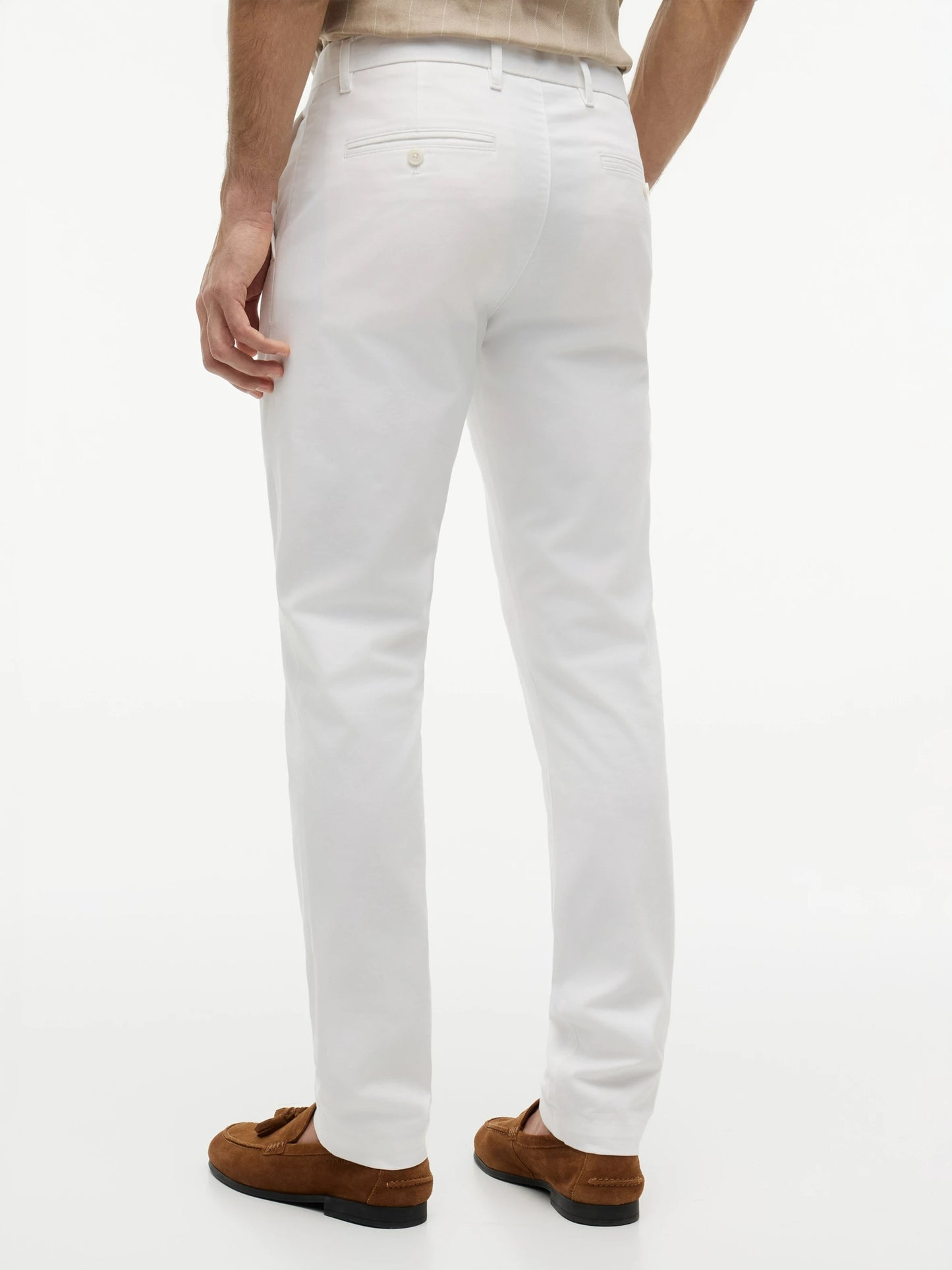 Bleecker 1985 Slim Fit Chino – Supima & Regenerative Cotton-WH 1778145044_3068_019306_WHITE_alternate