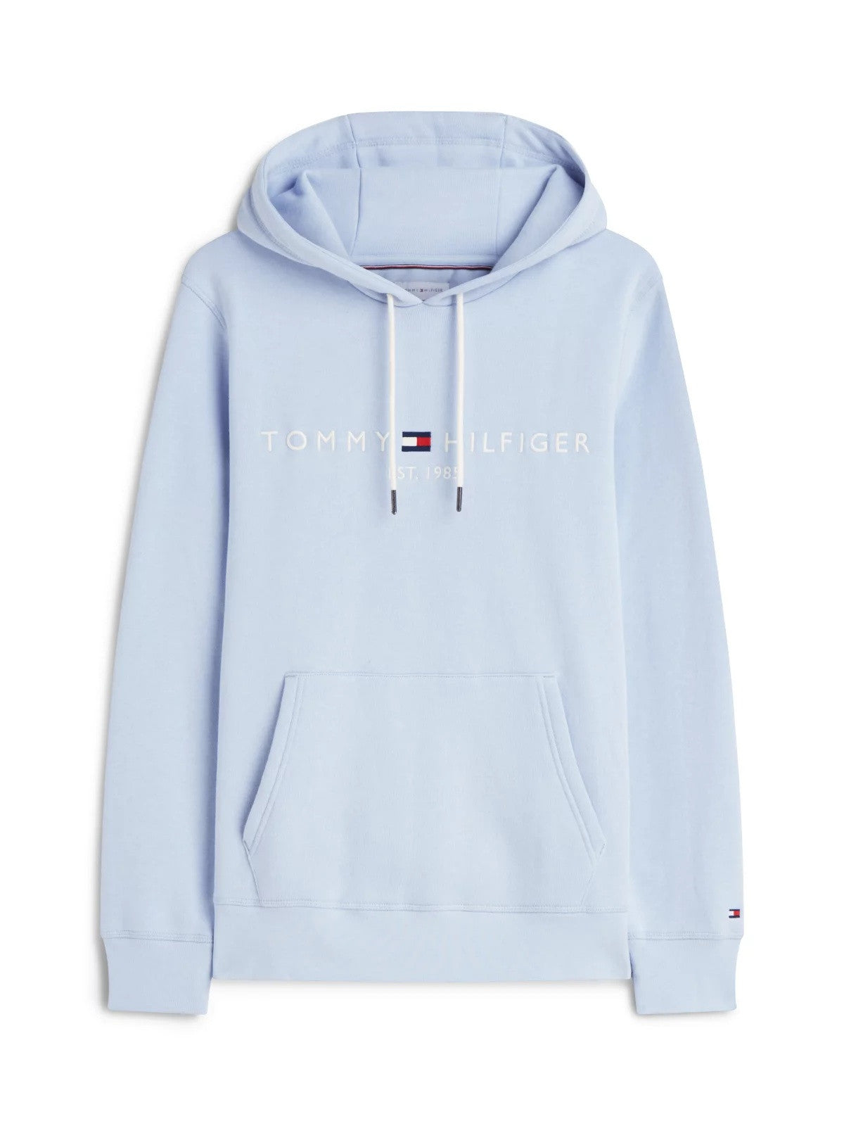 Tommy Logo Flex Fleece Hoody – Transitional Organic Cotton 1778160689_2159_019171_SKY_alternate