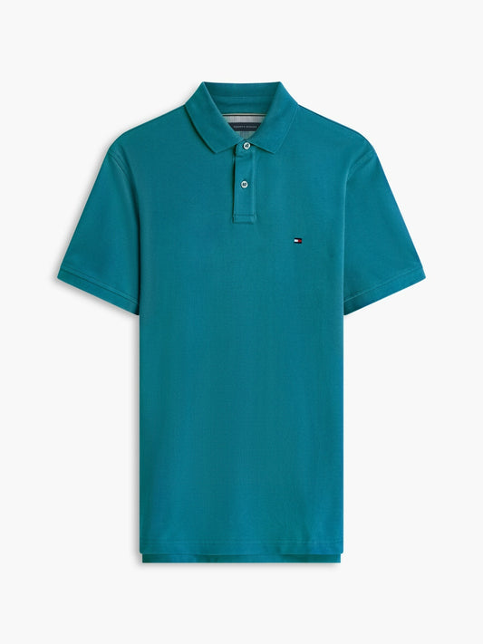 Tommy Hilfiger 1985 Regular Fit Pique Polo Shirt-GREEN 1778494286_9119_019076_GREEN_alternate