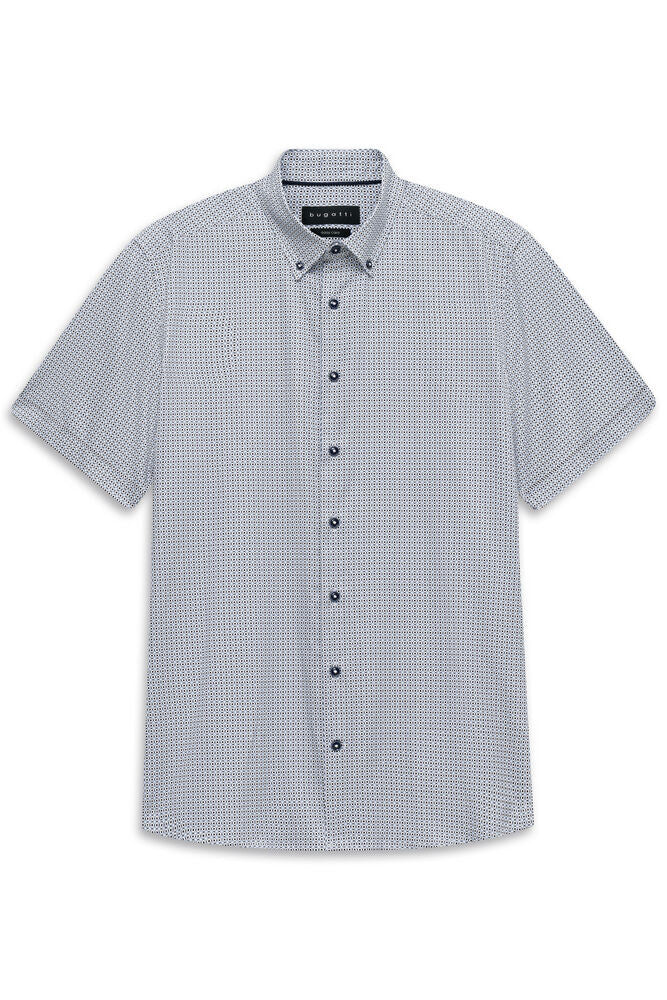 Bugatti 9450 Casual Short-Sleeved Shirt - Ocean Blue-LIGHT BLUE 3XL 1779961966_3447_019190_LIGHT_BLUE