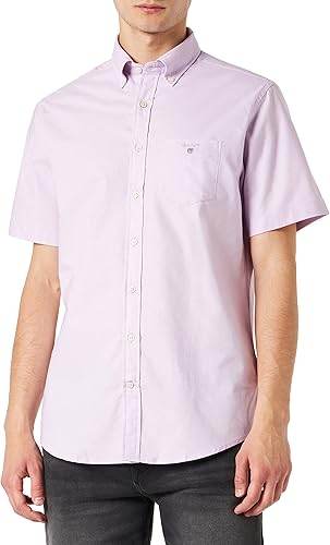 Gant Regular SS Oxford Shirt - Lilac 3046001-lil-1