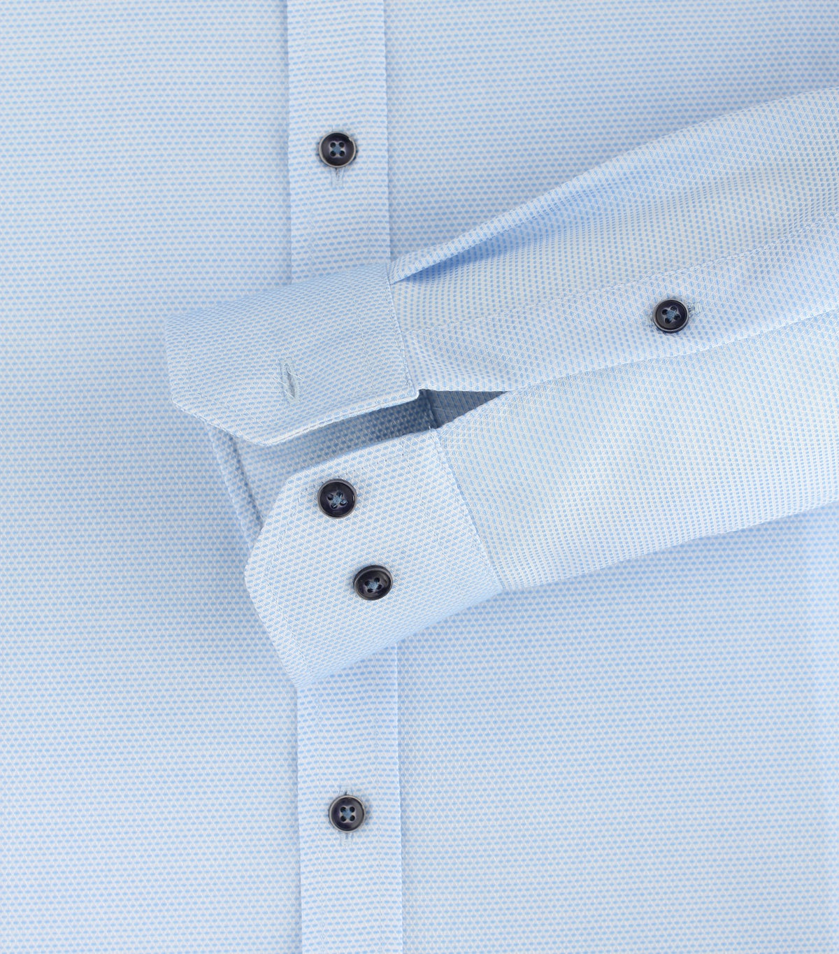 Venti Body Fit Stretch Business Shirt - Light Blue 4324-314-image-4-64c31b1c828cf