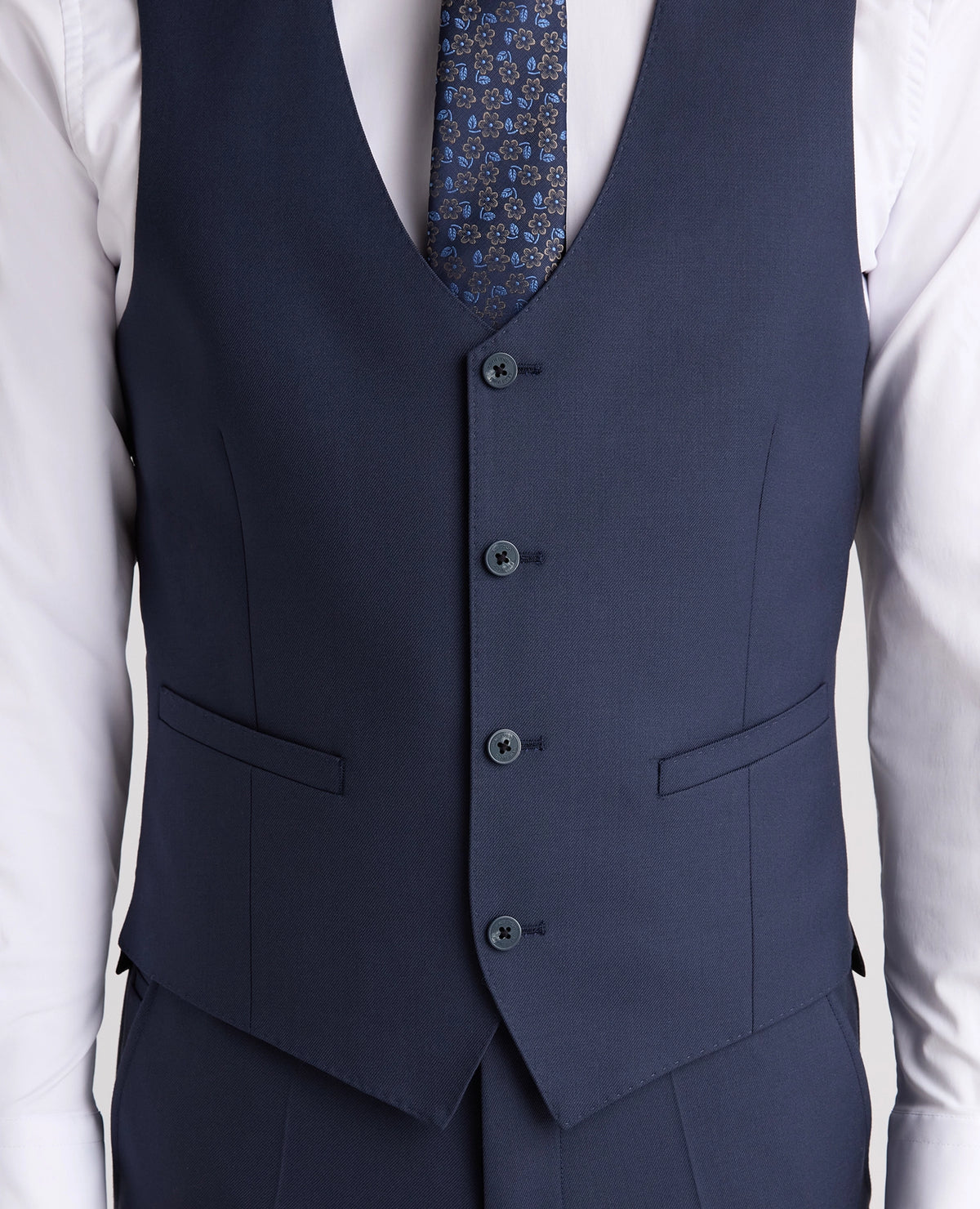 Remus Uomo Massa Waistcoat - Blue 4_52740_27_04