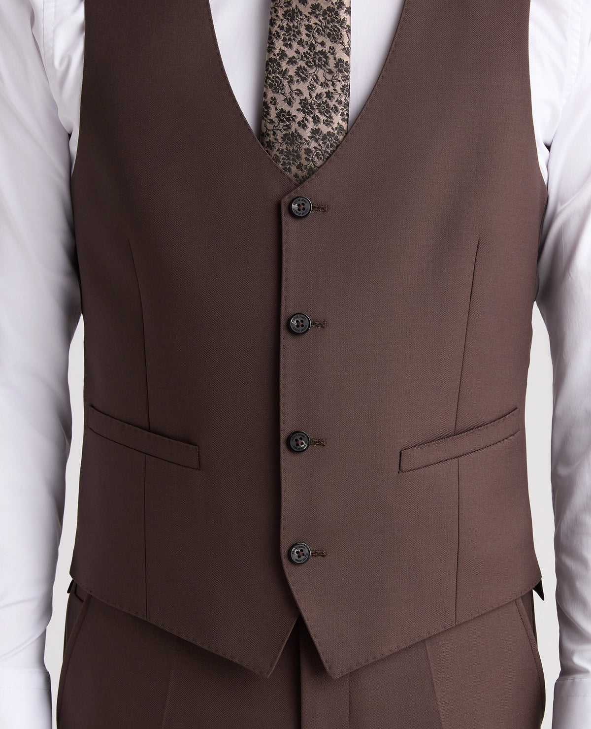 Remus Uomo Massa Waistcoat - Brown 4_52740_47_04
