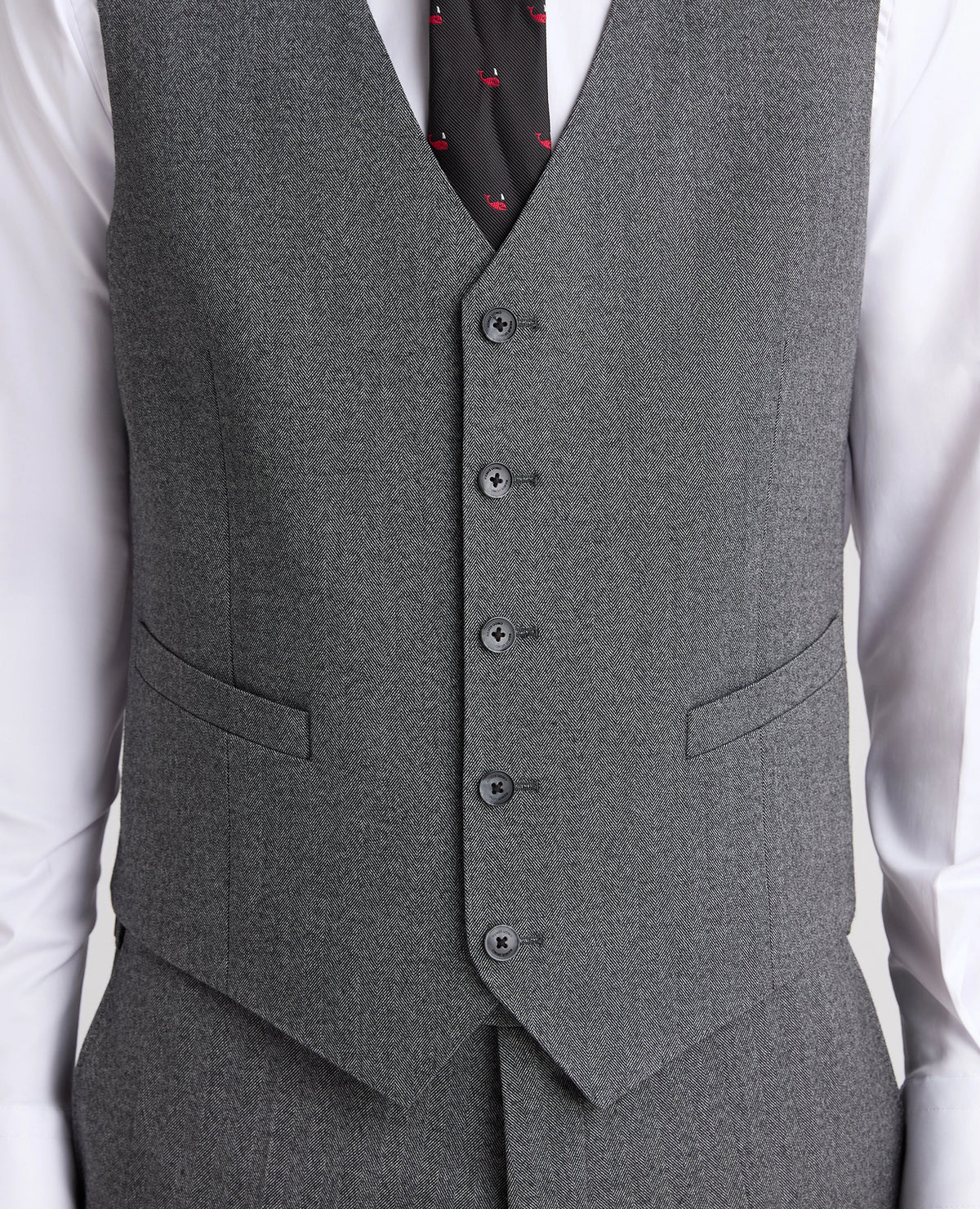 Remus Uomo Peppe Waistcoat - Grey 4_52746_07_04