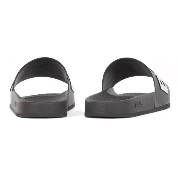 Hugo Boss Men's Slides In Black 50425152-001-4