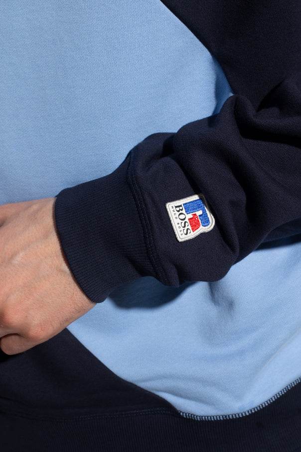 Hugo Boss SIAS_RA Athletic Hoodie - Dark Blue 50455986-4