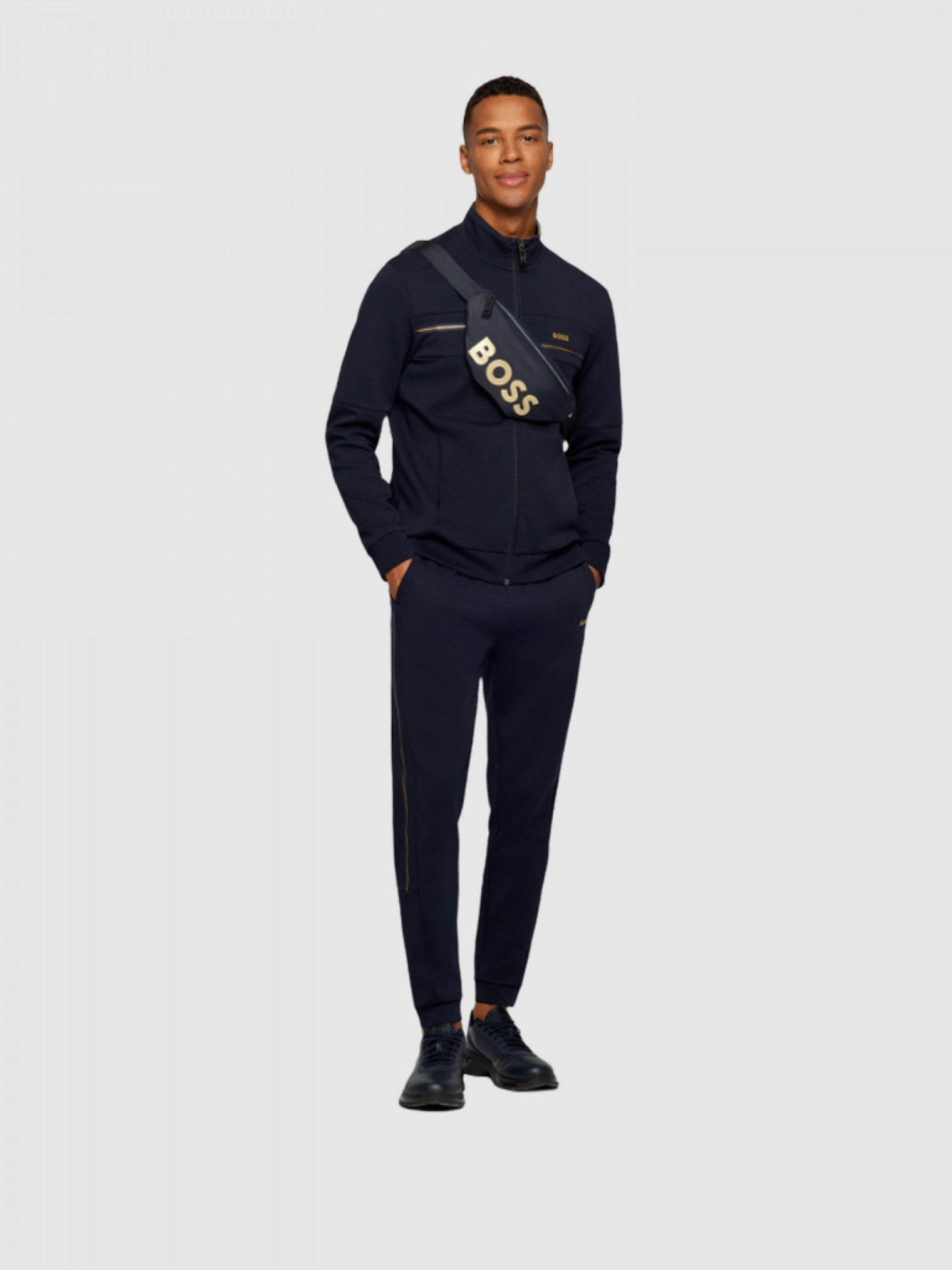 Hugo Boss Skaz 1 Full Zip - Dark Blue 50465937-4