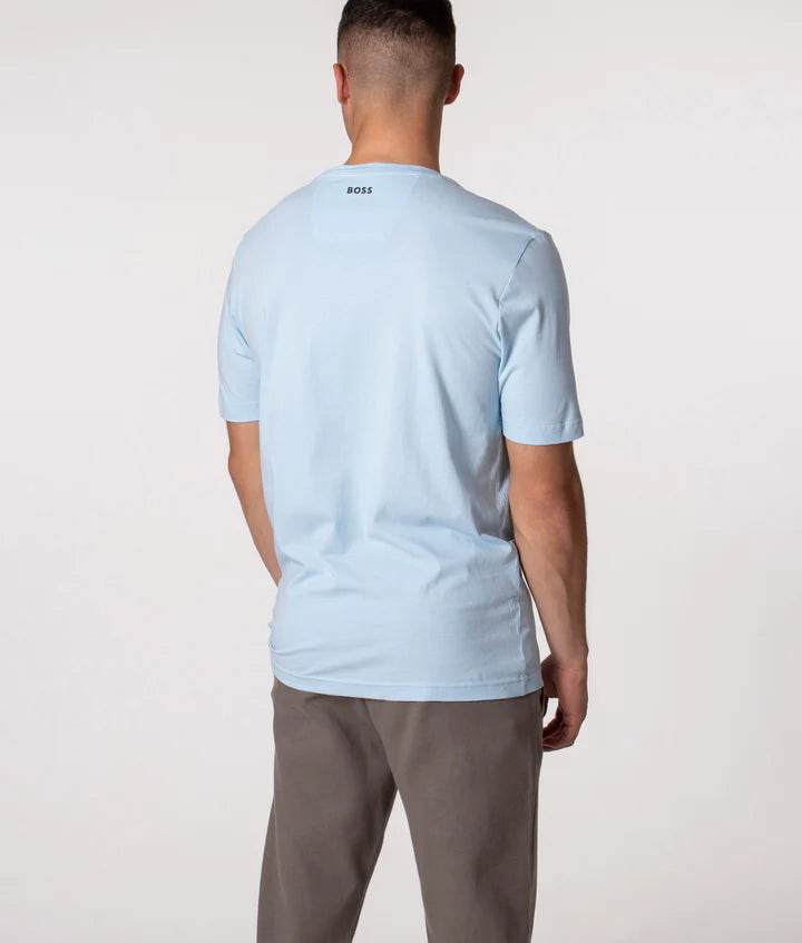 Hugo Boss Tee 1 T-shirt - Pastel Blue 50472399-blue-2