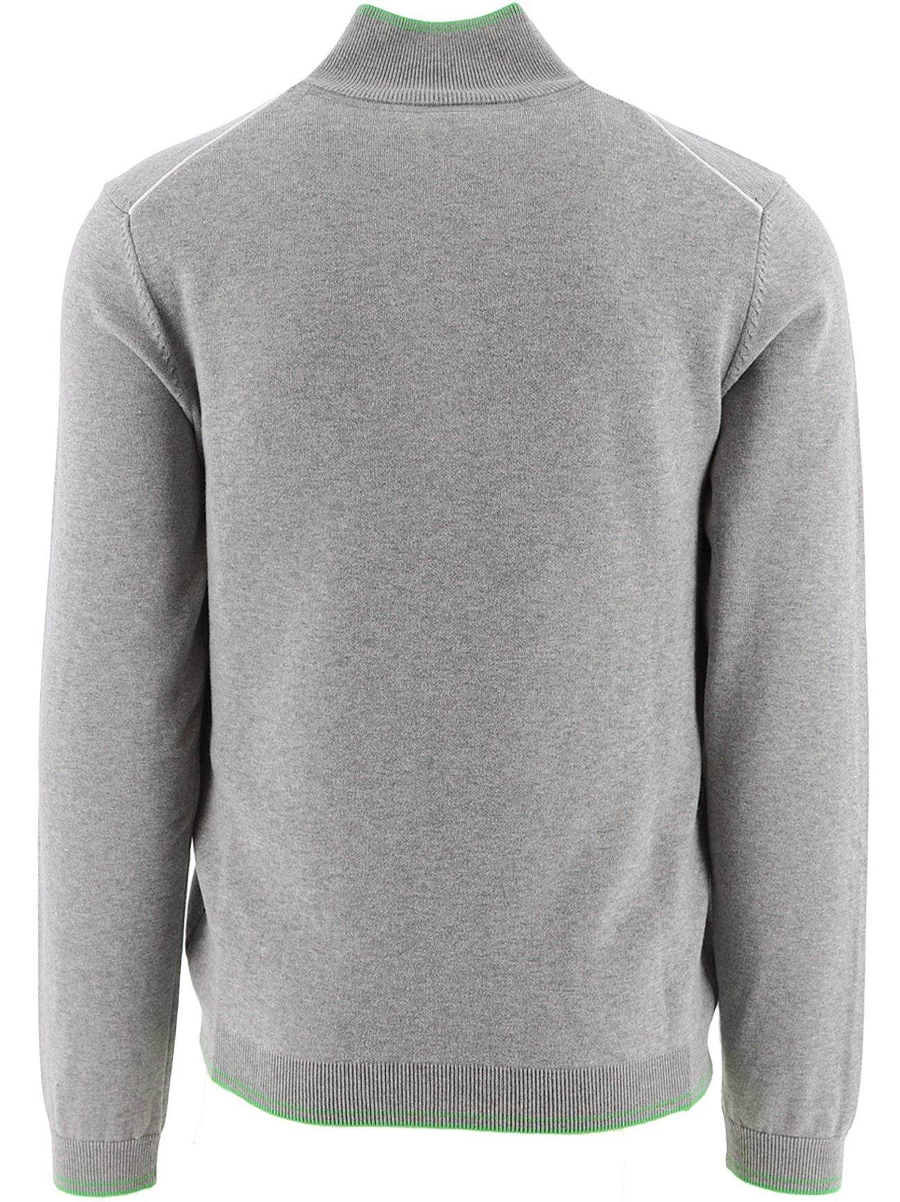 Hugo Boss Zitom_w22 Half-zip - Light Grey 50475096-059-2