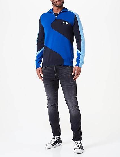 Hugo Boss Zaylor Half-zip - Dark Blue 50475130-db-4