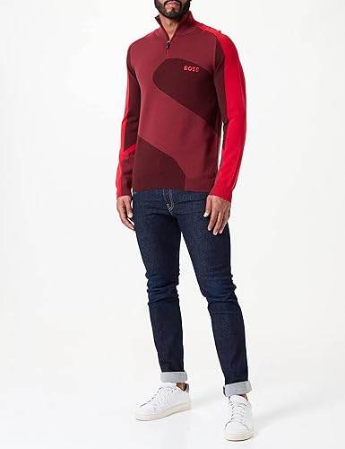 Hugo Boss Zaylor Half-zip - Red 50475130-red-4
