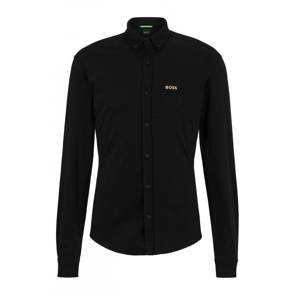 Hugo Boss Biado R Long Sleeved Shirt - Black 50483726-001-1
