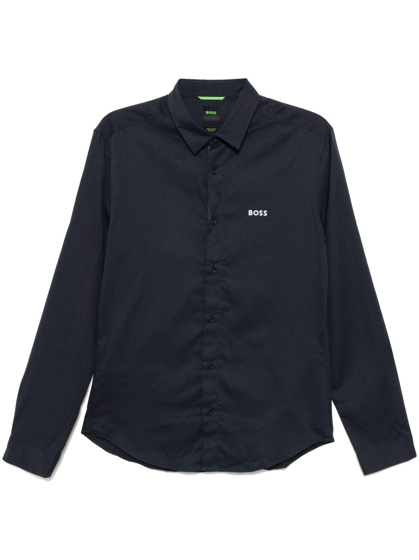 Hugo Boss plain long sleeve shirt - Dark Blue 50487527-dbl