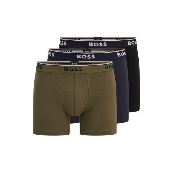 Hugo Boss 3p of Stretch Trunks With Signature-stripe Waistbands - Miscellaneous 50492200-979-1