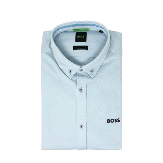 Hugo Boss BIADO R Regular Fit stretch Shirt - Open Blue 50493608-471-3