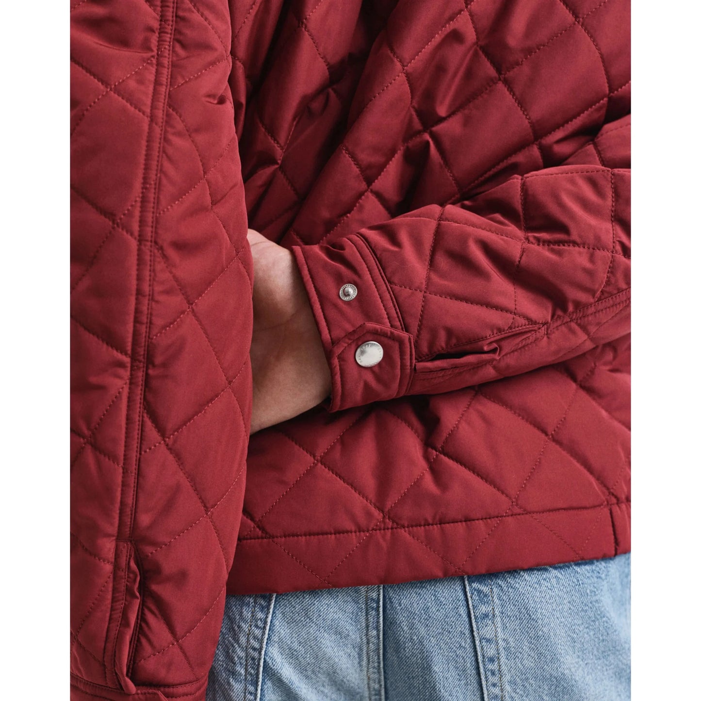 Gant Quilted Windcheater Jacket - Plumped Red 70063406045
