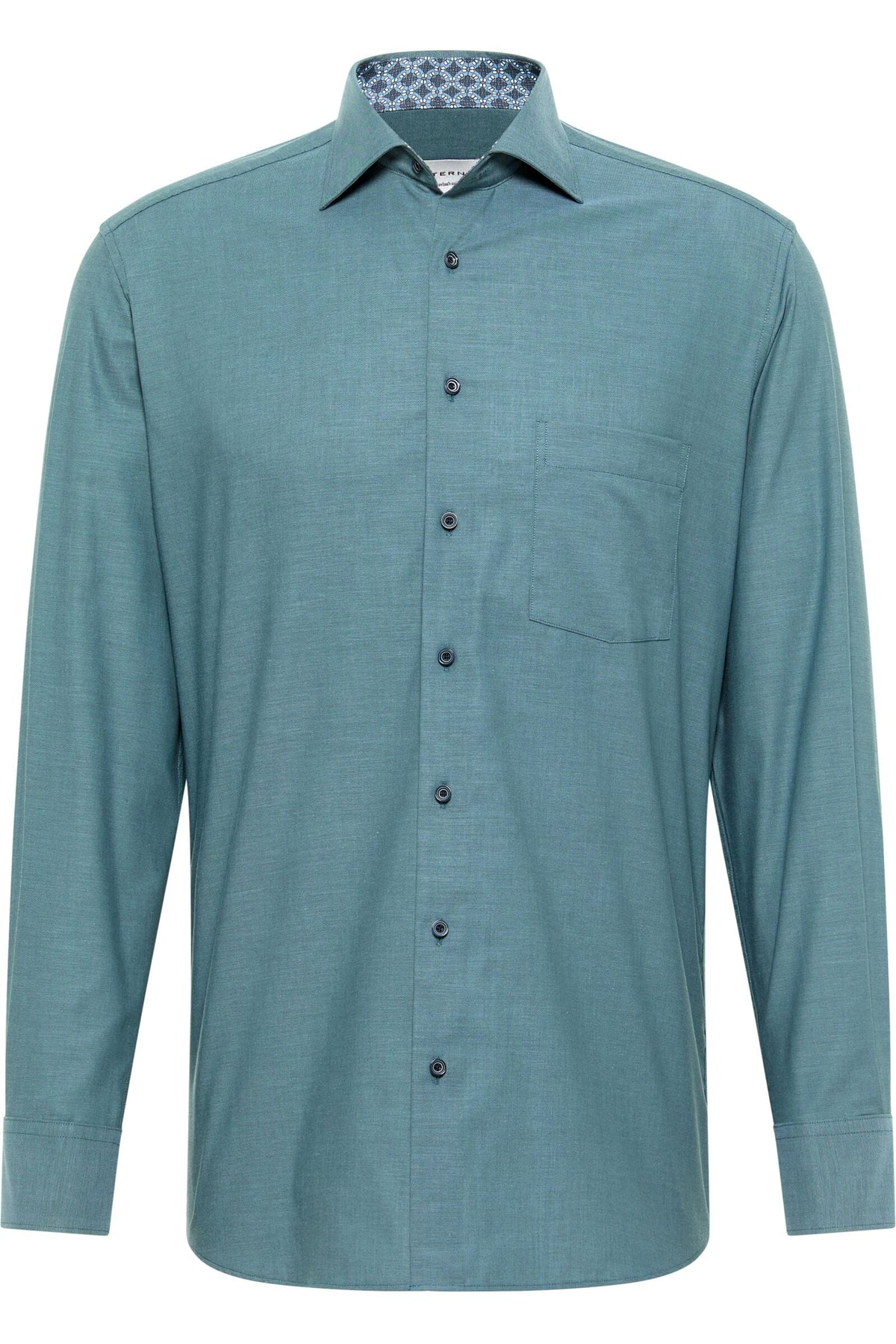 Eterna Modern Fit Oxford Shirt - Green 8134-X15K-22_5_1600