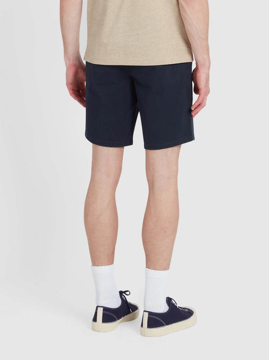 Farah Hawk Chino Shorts - True Navy F4HSF059-412-3