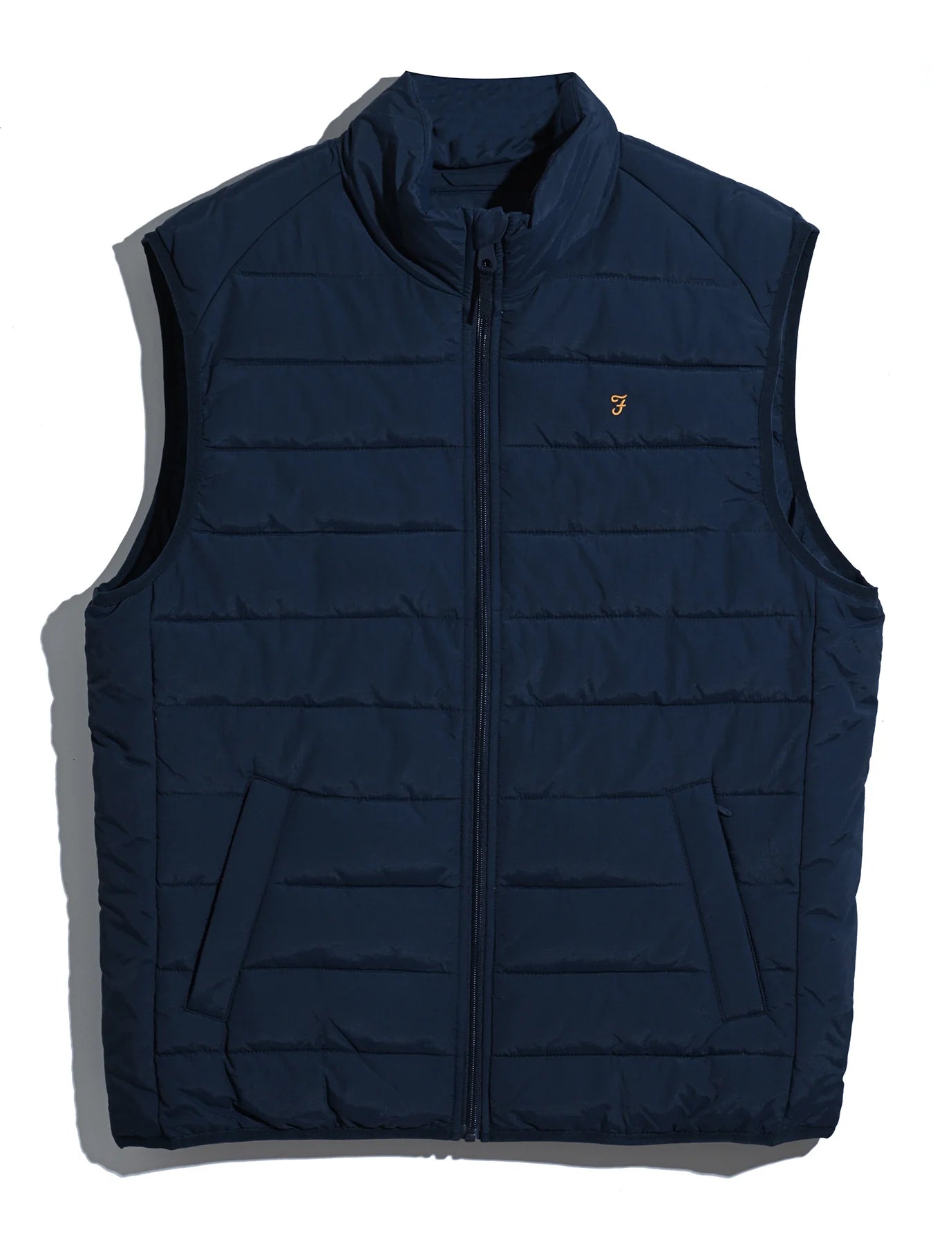 Farah Kennedy Wadded Gilet - Yale F4rff0289965