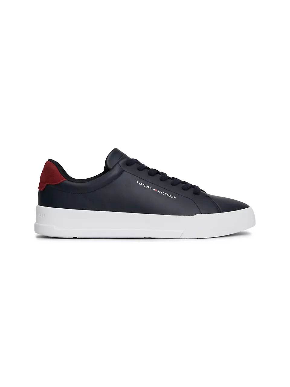 Tommy Hilfiger Leather Chunky Court Trainers - Desert Sky FM0FM04971_DW5_alternate6_ay
