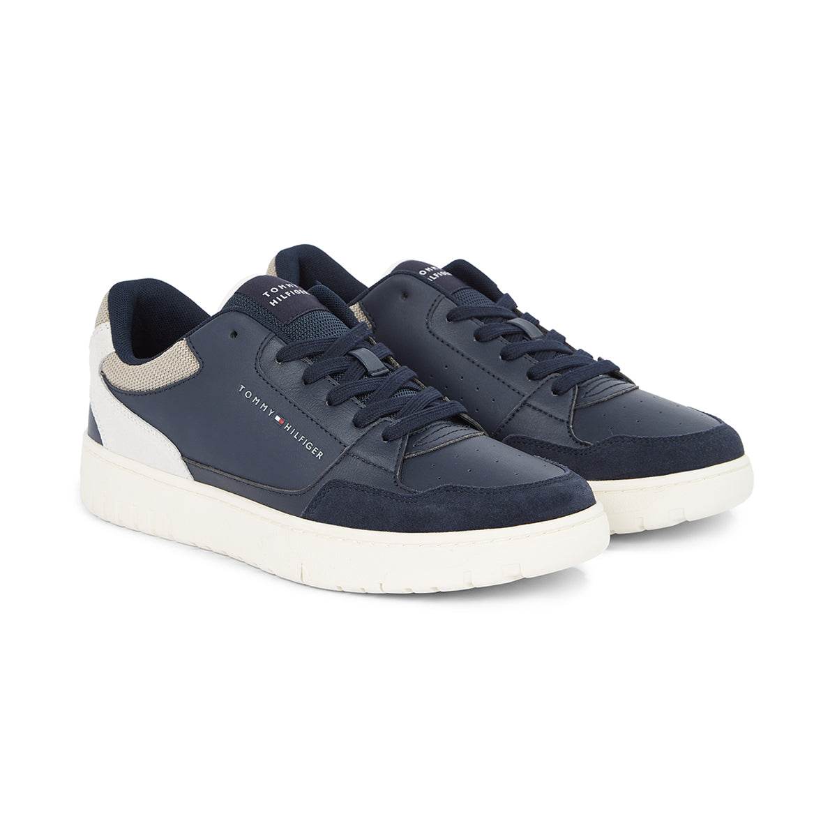 Tommy Hilfiger Essential Colour-pop Basketball Trainers - Desert Sky FM0FM05058-0F5-1