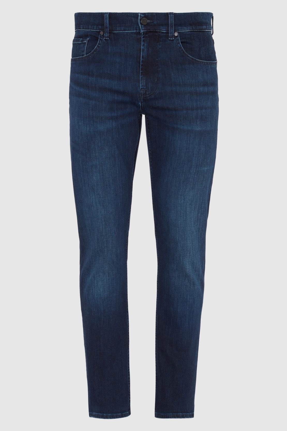 7 for All Mankind Slimmy Tapered Luxe Performance Eco - Dark Blue JSMXR460LL_6_3