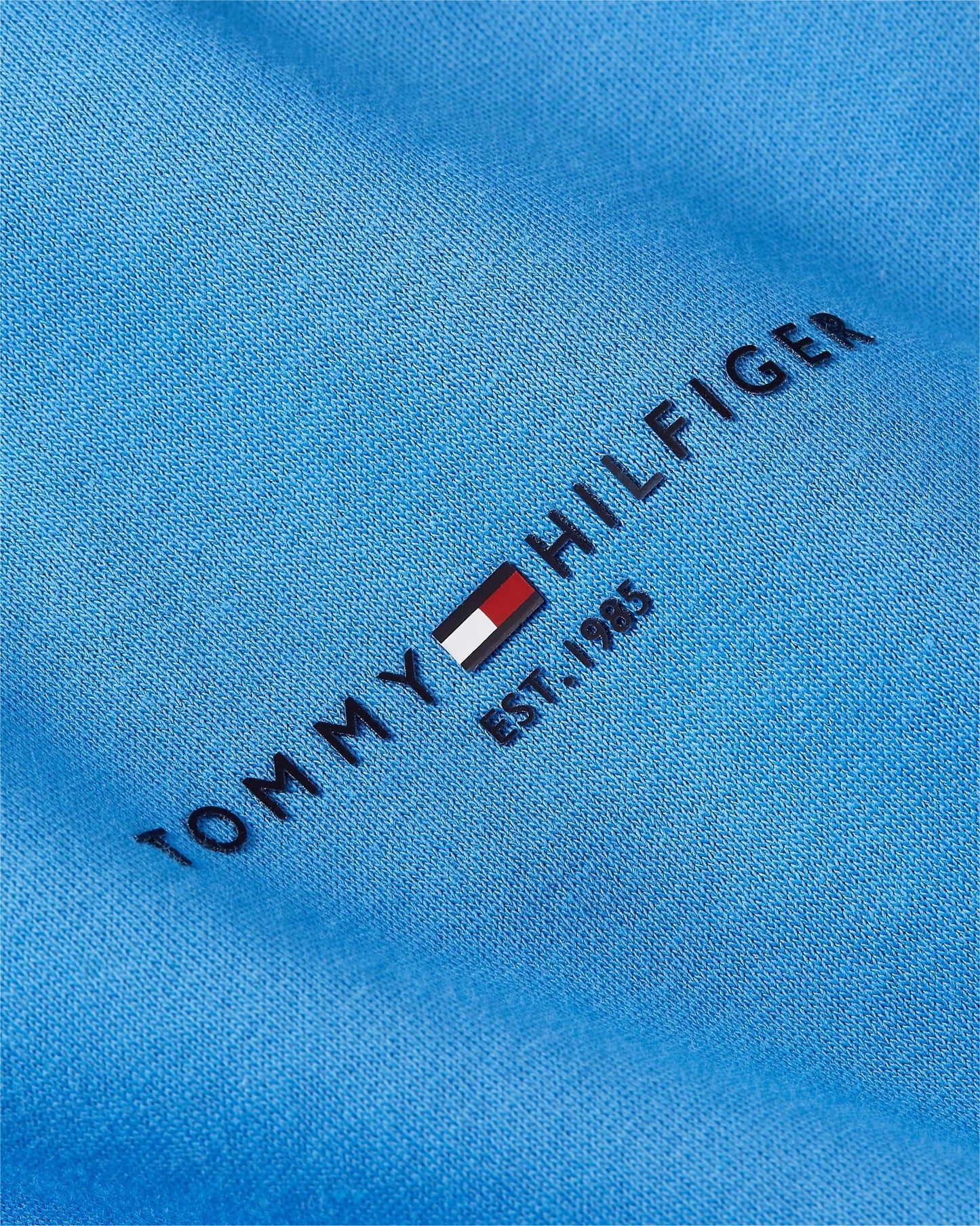 Tommy Hilfiger Tipped Cuff Crew Neck Sweatshirt - Blue Spell MW0MW33639C30_D_C4101