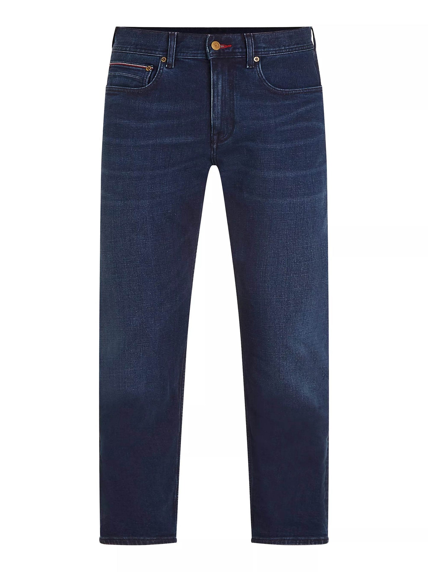 Tommy Hilfiger Faded Regular Straight Jeans - Bridger Indigo MW0MW33947_1BL_main_ay