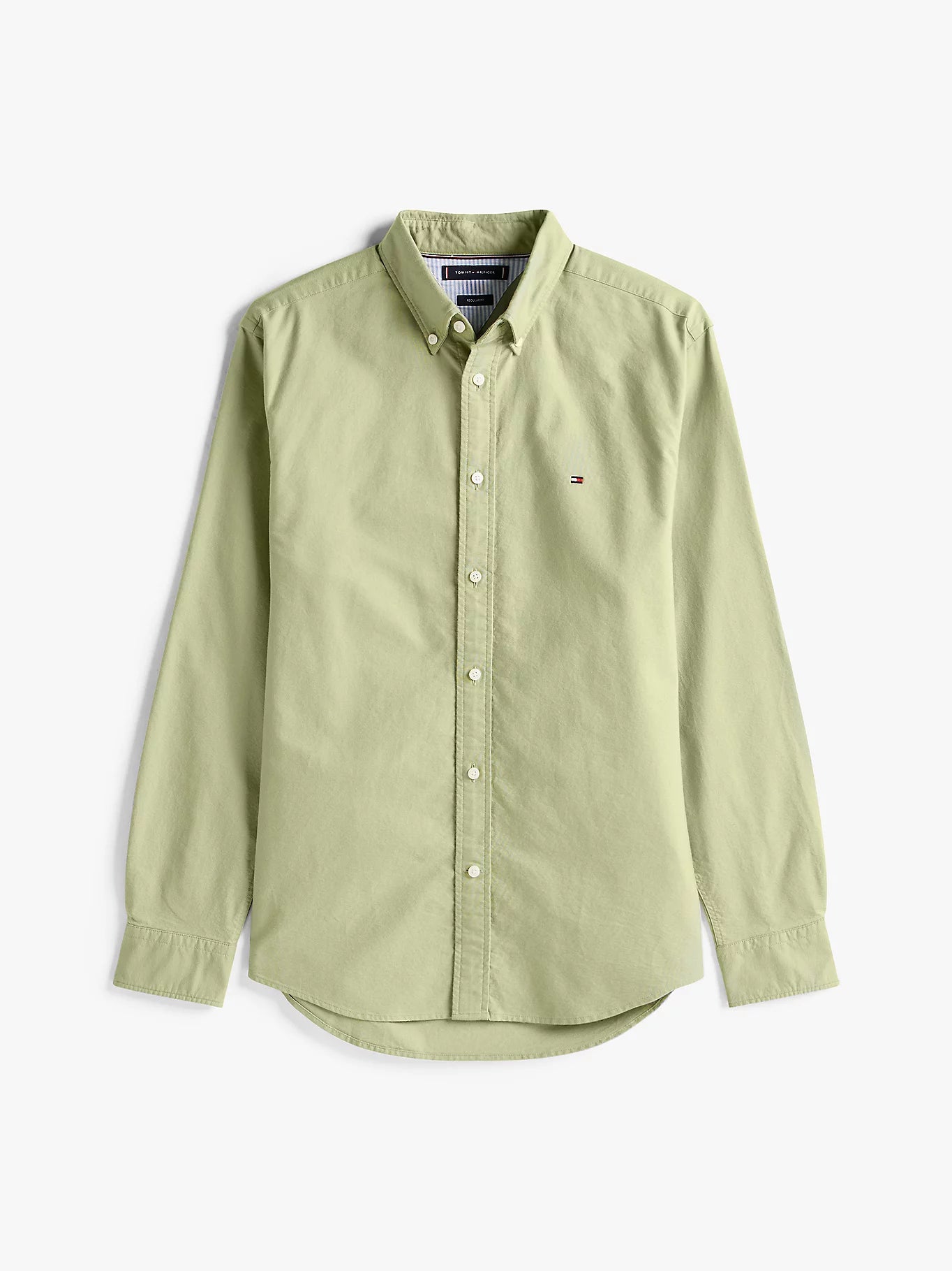 Tommy Hilfiger Regular Fit Button-Down Collar Oxford Shirt - Earth Sage MW0MW35774_0H9_alternate4