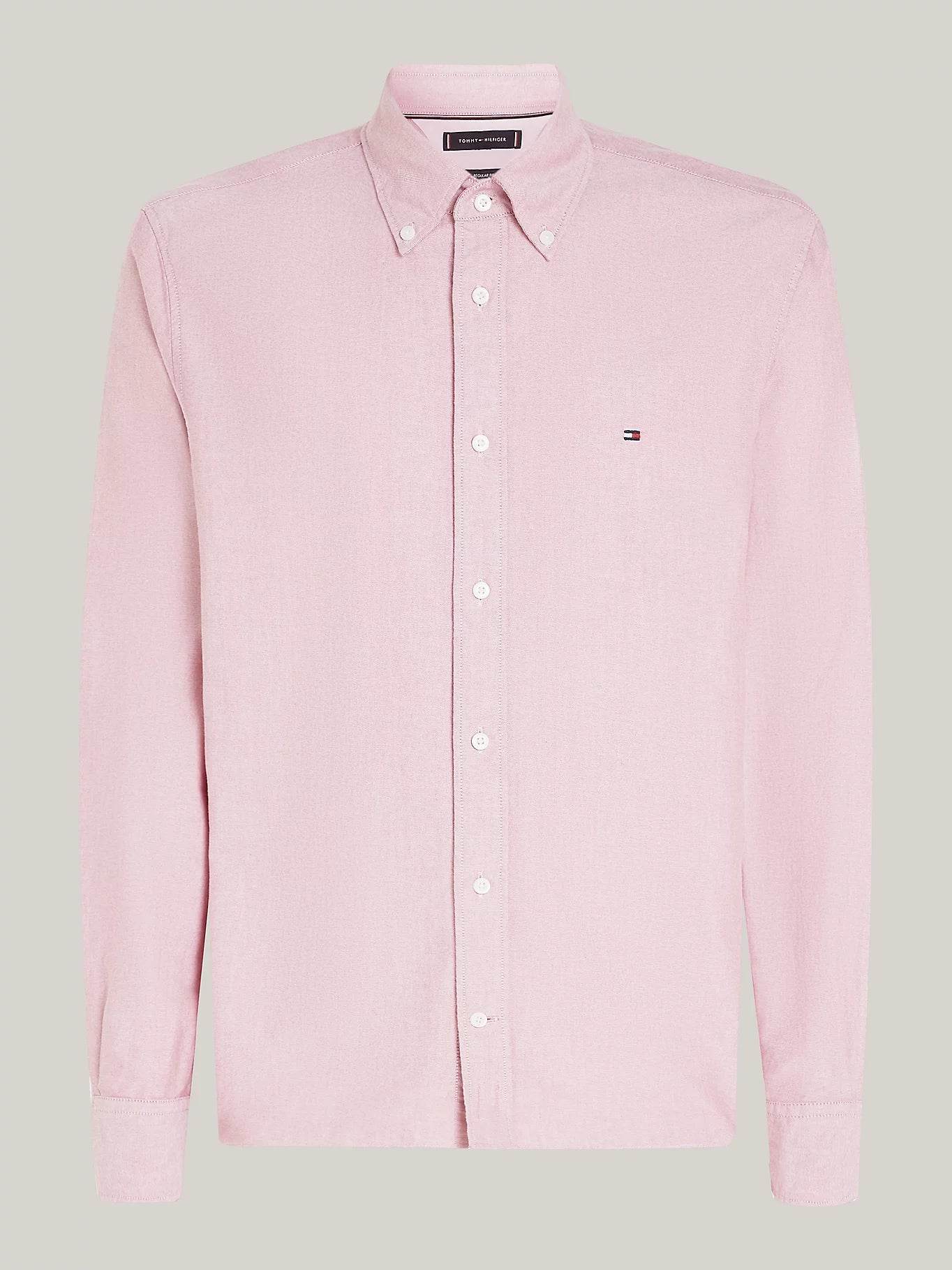 Tommy Hilfiger Heritage Regular Oxford Shirt - Heritage Pink MW0MW35774_XI0_alternate4