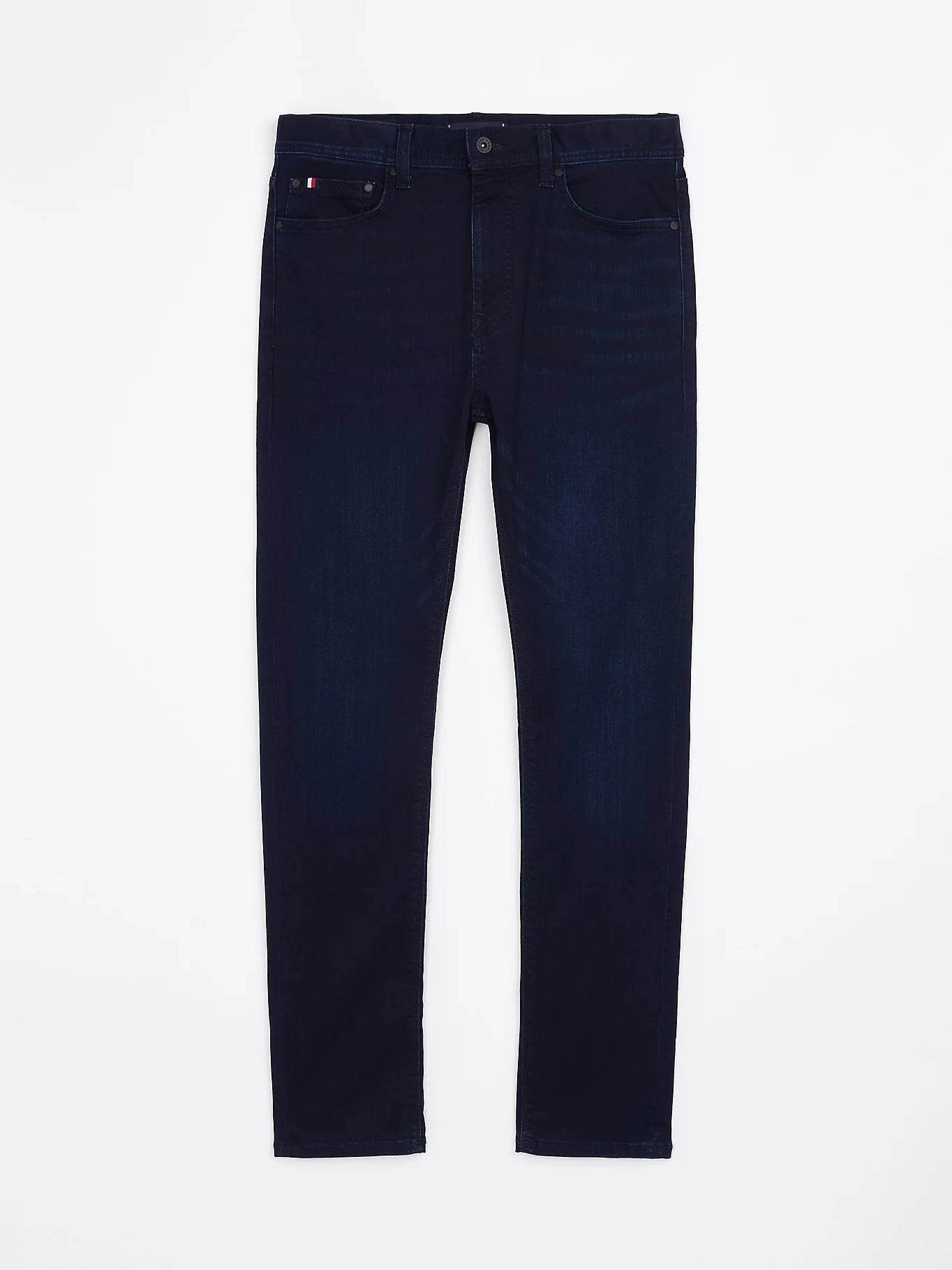 Tommy Hilfiger Bleecker Crest Embroidery Slim Jeans - Denali Indigo MW0MW36687_1BR_alternate4