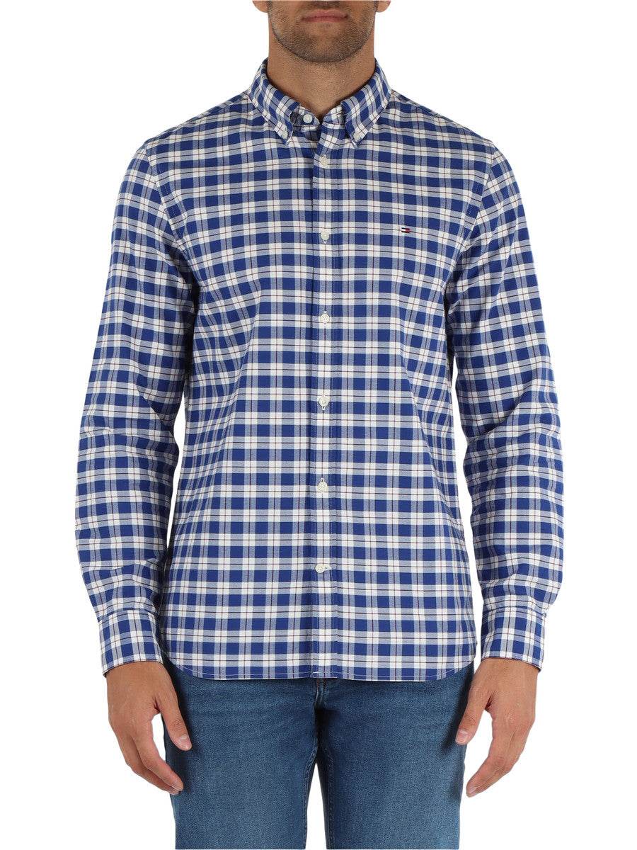 Tommy Hilfiger Check Slim Fit Oxford Shirt - | Ryle Menswear Tommy Hilfiger Check Slim Fit Oxford Shirt - | Ryle Menswear