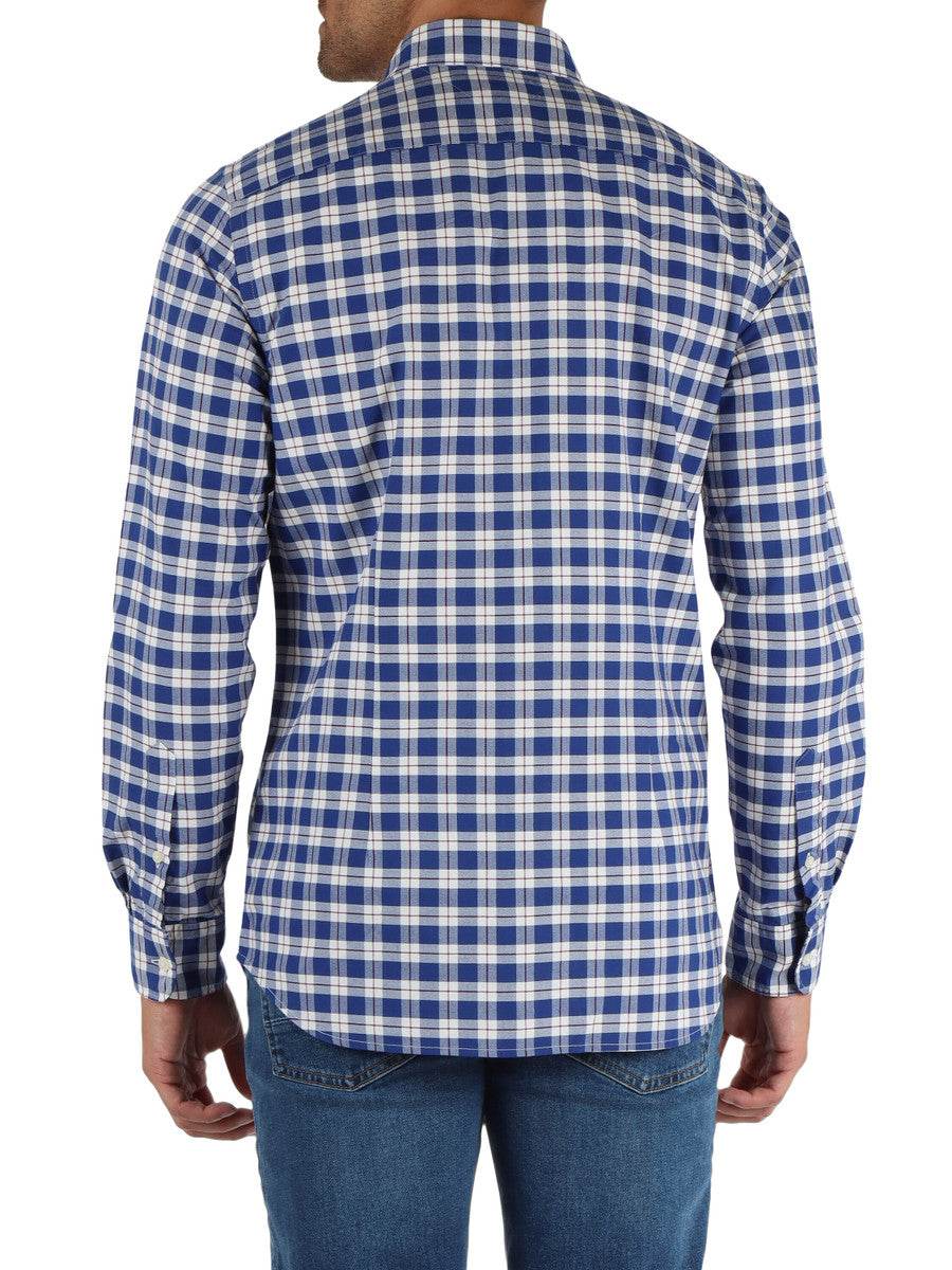 Tommy Hilfiger Check Slim Fit Oxford Shirt - Blue / Multi MW0MW36819_0QJ-2