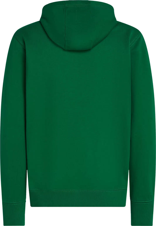 Tommy Hilfiger Flag Embroidery Terry Hoody - Nouveau Green MW0MW37235L4F_B_C5401