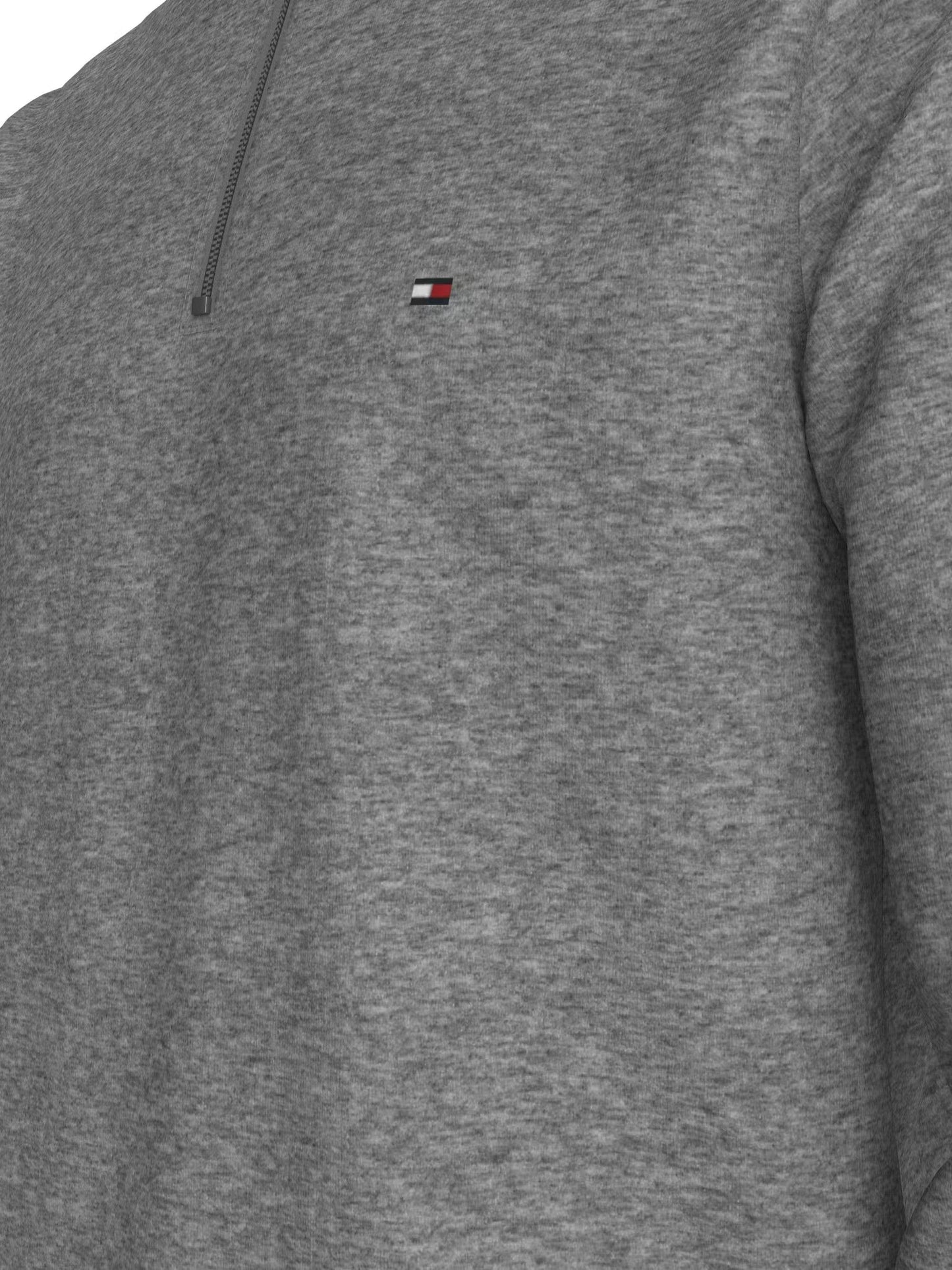 Tommy Hilfiger Quarter-Zip Terry Sweatshirt - Medium Grey Heather MW0MW37238P91_D3_C5401