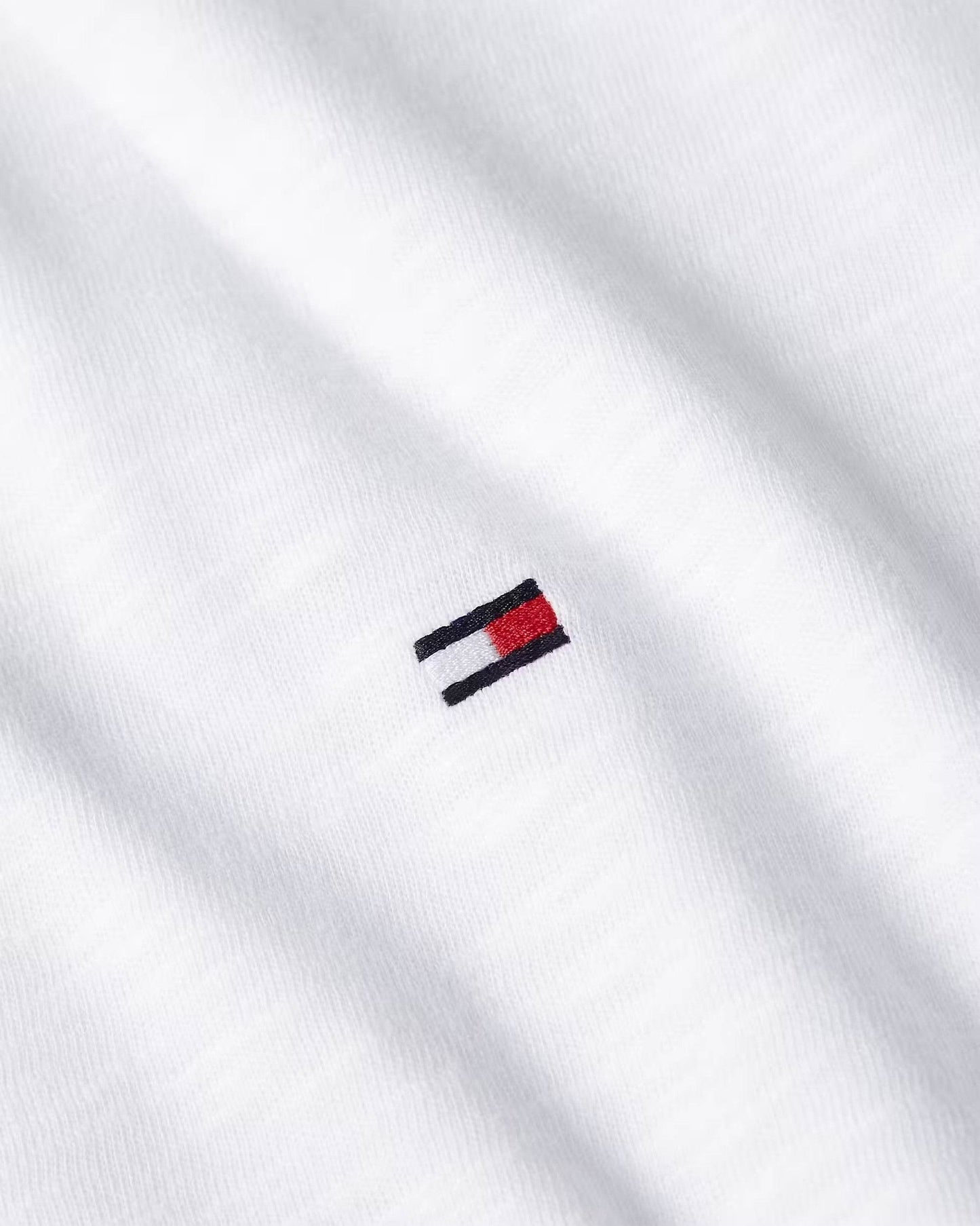 Tommy Hilfiger Texture Slub Tee T-shirt - White MW0MW38639YBR_D_C5101