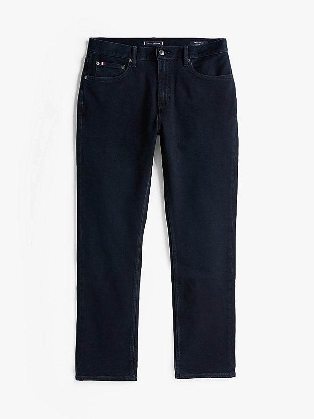 Tommy Hilfiger Dark Wash Regular Straight Leg Jeans - Night Blue MW0MW39039_1CW_alternate4_3dbaa40e-471e-4482-bdb9-56e47538068a