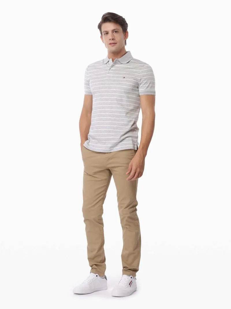 Tommy Hilfiger Regular Fit Polo Shirt - Light Grey MW0MW39994_oct-2