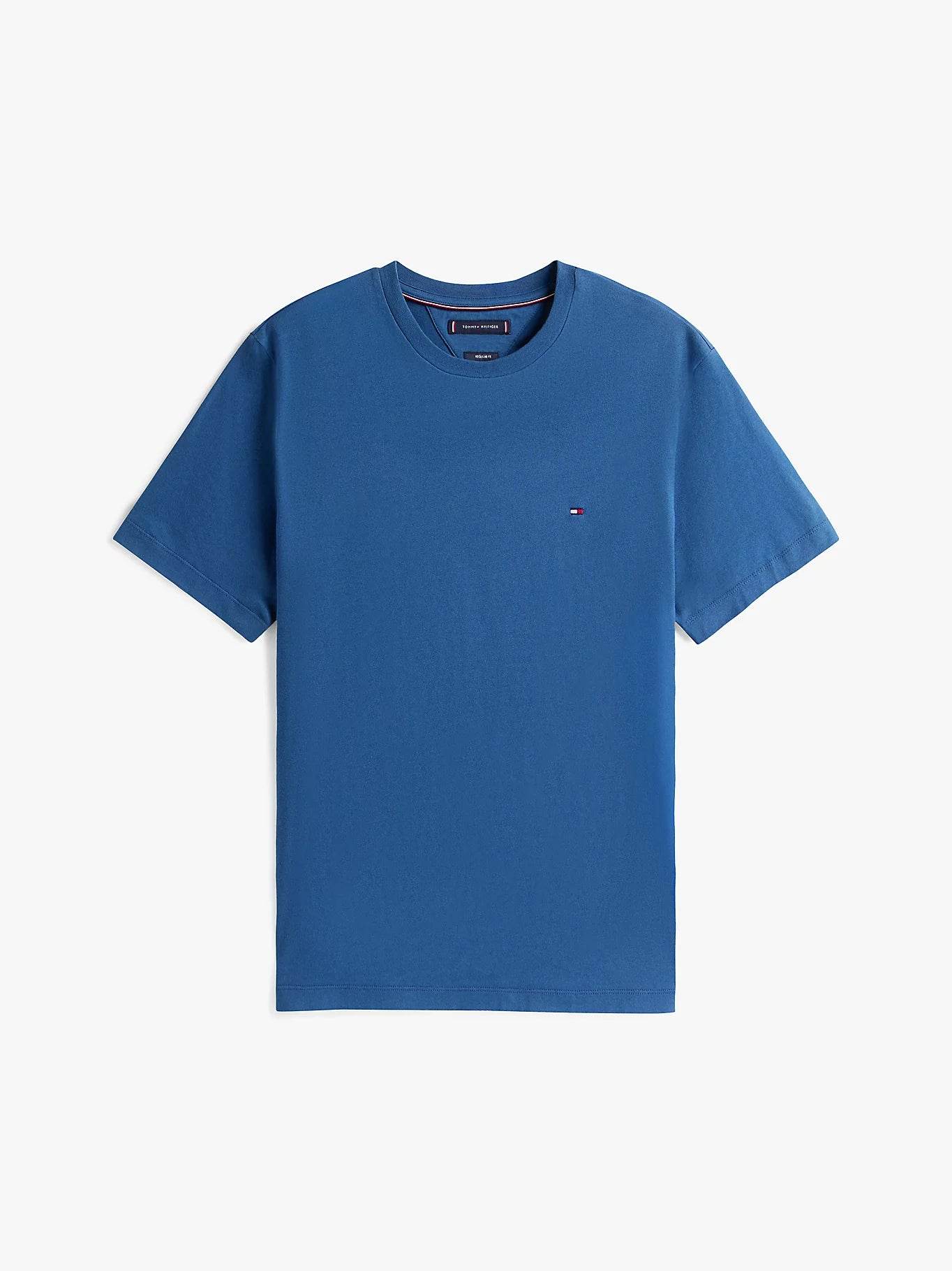 Tommy Hilfiger Flag Embroidery T-Shirt - Aegean Sea MW0MW39995_DBZ_alternate4