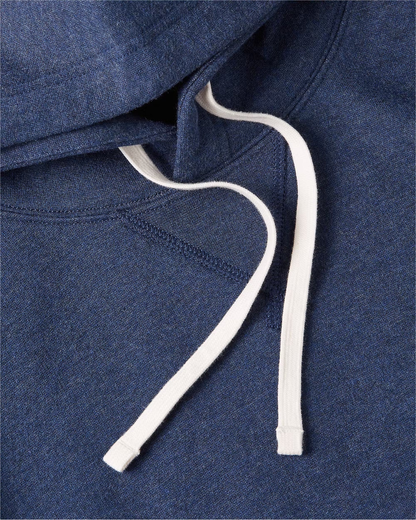 Tommy Hilfiger Flag Embroidery Fleece Hoody - Heathered Blue MW0MW39997DZ0_D_C5301