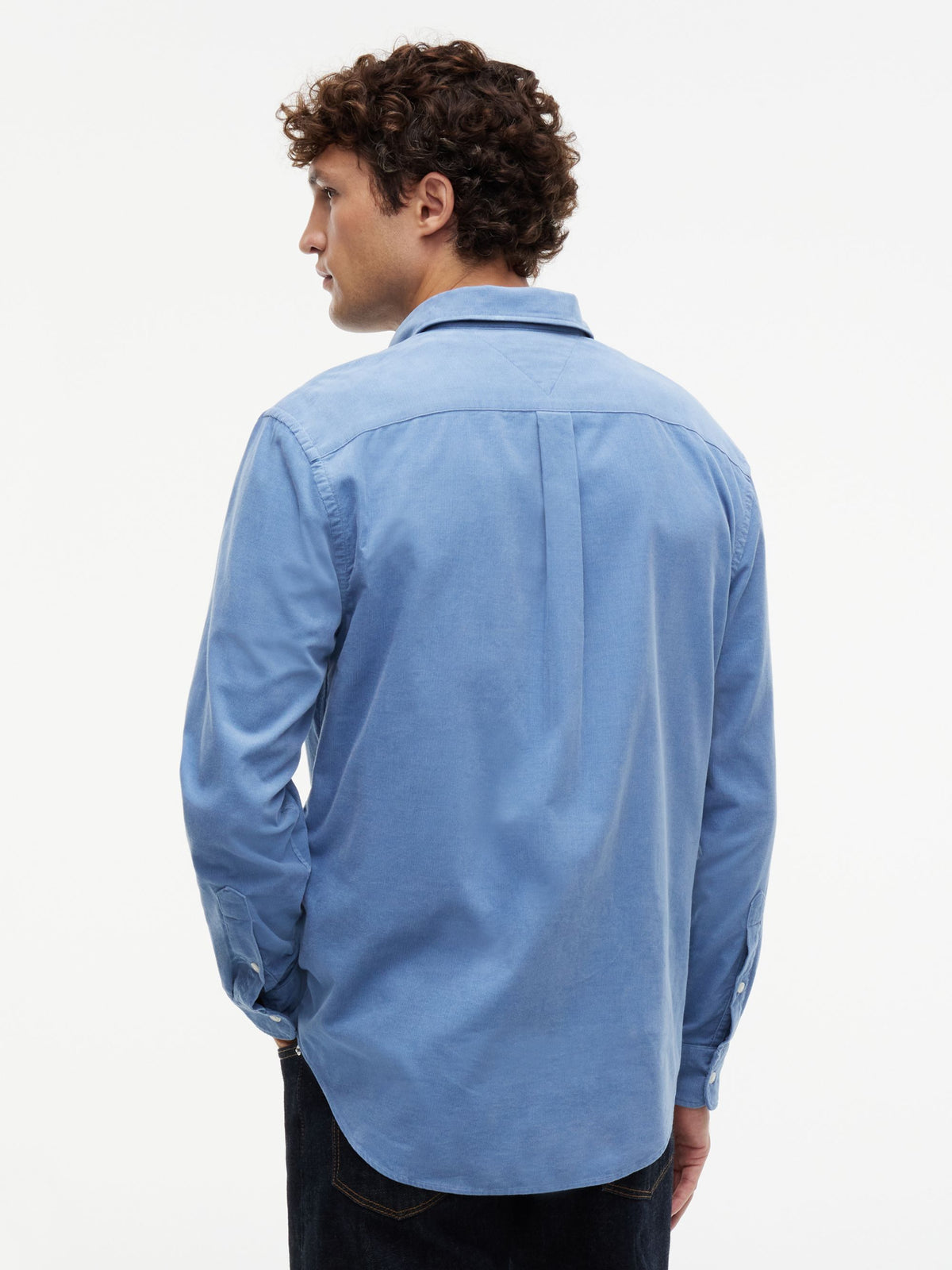 Tommy Hilfiger Corduroy Shirt - Brisk Blue MW0MW40486_C2B_alternate5_ay