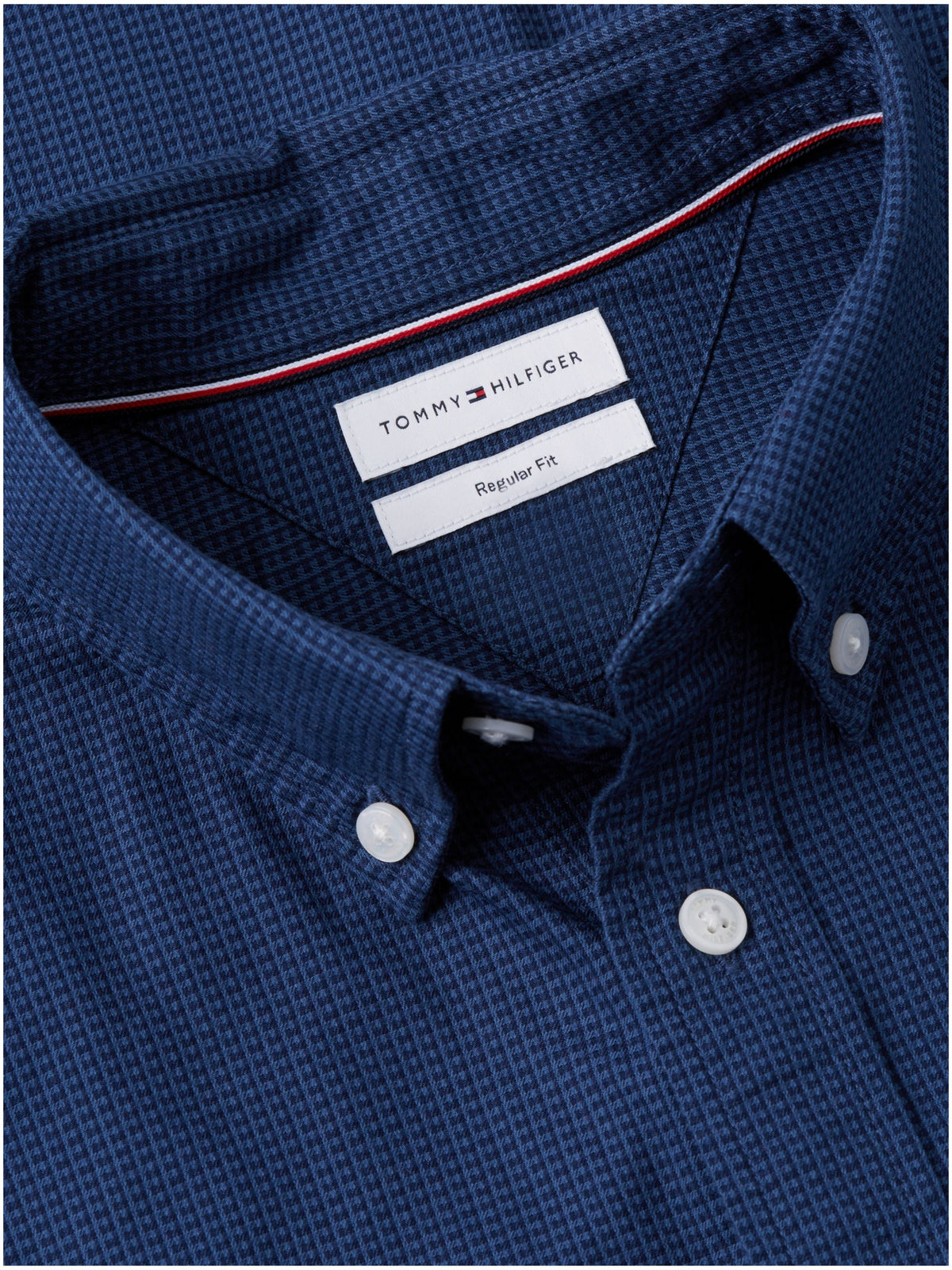 Tommy Hilfiger Dobby Structure Shirt - Carbon Navy MW0MW44600_DCC_alternate5_ay