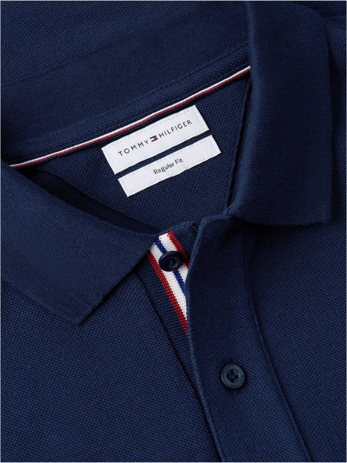 Tommy Hilfiger Graphic Pique Polo - Carbon Navy MW0MW45427_DCC_alternate5_ay